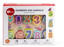 medines deliones - Edukacinis žaislas TopBright Numbers And Animals - 1 nuotrauka