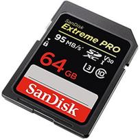 sandisk extreme pro 64gb - Sandisk Extreme PRO SDXC 64GB 95MB/s V30 UHS-I U3 - 3 nuotrauka