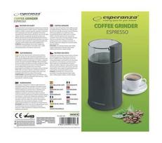 coffee grinder - Esperanza Espresso EKC001 Black (Juoda) - 3 nuotrauka