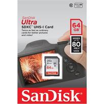 sandisk ultra 64gb - Atminties kortelė SanDisk Ultra SDXC 64GB klasė 10 UHS-I, Read: up to 80MB/s - 2 nuotrauka