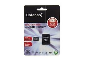 adapteris telefonui - Intenso micro SD 4GB SDHC card class 10 - 2 nuotrauka