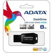 usb laikmenia - ADATA DashDrive UV100 8GB Black (Juodas) - 2 nuotrauka