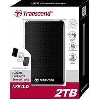 external hdd - Transcend 2.5" StoreJet 25A3 2TB Black (Juodas) - 2 nuotrauka
