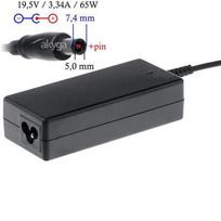 dell 19.5v 3.34a 65w - Akyga notebook power adapter AK-ND-05 19.5V/3.34A 65W 7.4x5.0 mm + pin DELL - 1 nuotrauka