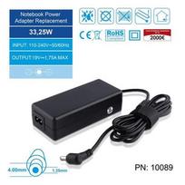 19v 1.75a 33w - Nešiojamo kompiuterio pakrovėjas Whitenergy 19V/1.75A 33W , 4.0x1.35mm - 5 nuotrauka