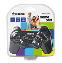 usb pultelis - Žaidimų valdymo pultas Vakoss USB MSONIC MN3329BK, vibro funkcija - 2 nuotrauka