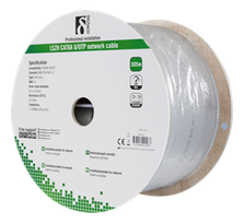 Kabelis DELTACO UTP, 305m, CAT6a, pilkas / TP-57