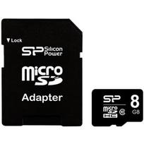 Silicon Power 8 GB, Micro SDHC, 10, SD adapter