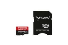 Atminties kortelė Transcend microSDXC 128GB klasė 10, UHS1 + Adapteris