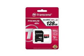 atminties korteles 128 - Atminties kortelė Transcend microSDXC 128GB klasė 10, UHS1 + Adapteris - 2 nuotrauka