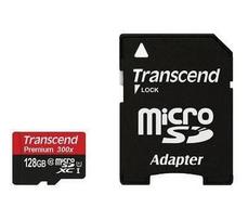 atminties korteles 128 - Atminties kortelė Transcend microSDXC 128GB klasė 10, UHS1 + Adapteris - 3 nuotrauka