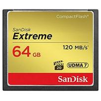 compact flash cf - SanDisk Compact Flash Extreme 64GB UDMA7 (transfer 120MB/s) - 2 nuotrauka