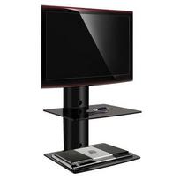 dvd stovas - ART Wall Double Shelf D-50N 20KG to DVD/TUNER black - 3 nuotrauka
