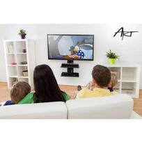 dvd stovas - ART Wall Double Shelf D-50N 20KG to DVD/TUNER black - 5 nuotrauka
