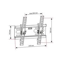 plazma - ART Holder AR-46 14-42'' for LCD/LED/PLAZMA black 35KG vertical adjustment - 2 nuotrauka