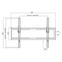 tv laikiklus - LOGILINK - TV wall mount, tilt -8°/0°, 37 - 70'', max. 35 kg - 4 nuotrauka