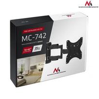 sieninis tv stovas - Maclean MC-742 Wall bracket for TV or monitor 13-42 '' 25kg black - 6 nuotrauka
