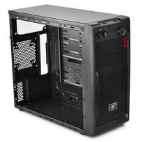mic usb - Deepcool Smarter USB 3.0 x1, USB 2.0 x 1, Mic x1, Spk x1, black, Mini-Tower - 5 nuotrauka