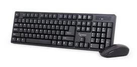 Gembird Wireless desktop set, US layout, black