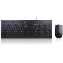 wireless keyboard - Lenovo Essential Keyboard and Mouse Combo  4X30L79922 Wired, USB, Keyboard layout US with EURO symbol, Mouse included, Numeric keypad, Black, USB, No, Wireless connection No, ENG - 2 nuotrauka