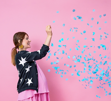 gender reveal - Balloon Gender Reveal - Boy 1m, juodas - 2 nuotrauka