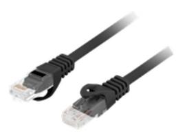 kabelis utp cat6e - LANBERG Patchcord cat.6 UTP 5m black - 3 nuotrauka
