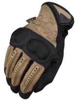Mechanix Wear Pirštinės MECHANIX M-PACT 3 Coyote 10/L dydis. Velcro, TrekDry®, dirbtinė oda, delno, Kevlar® krumplių, Armortex®, pirštų apsauga, D30® apsauga nuo vibracijos