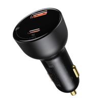 usb c 100w - Baseus Superme Car charger, USB, USB-C, 100W (black), CAABASCCZX_01 - 3 nuotrauka
