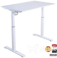 elektrinis stalas 120 -  SUN-FLEX® EASYDESK ELITE, baltos spalvos - 1 nuotrauka