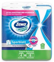 zewa popieriniai ranksluosciai -  Zewa W&W SPARBLATT, 2 sl, 4 vnt. - 2 nuotrauka