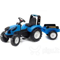 priekaba traktoriui mini - Traktorius Falk Landini, mėlynas - 1 nuotrauka