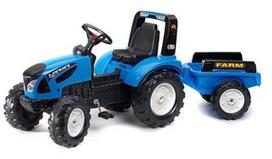 priekaba traktoriui mini - Traktorius Falk Landini, mėlynas - 2 nuotrauka