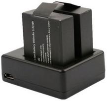 sj4000 - SJCam Original SJ4000 SJ5000 M10 Dual Slot Battery Charger - 3 nuotrauka