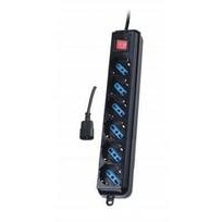 ilgintuvas 1,5m - Maitinimo panelė Techly UPS 6 lizdai 1,5m juoda - 3 nuotrauka
