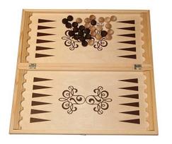 nardai - Nardai mediniai MIDI 50x25 cm - 2 nuotrauka