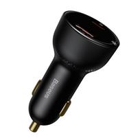 ikroviklis 100w - Baseus Superme Car charger, USB, USB-C, 100W + USB-C cable - 3 nuotrauka