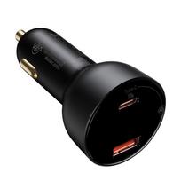 ikroviklis 100w - Baseus Superme Car charger, USB, USB-C, 100W + USB-C cable - 4 nuotrauka
