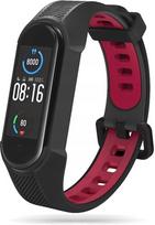 xiaomi mi watch - Tech-Protect watch strap Armour Xiaomi Mi Band 5/6/7, black/red | 9589046923579 - 3 nuotrauka