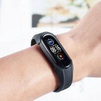 xiaomi mi watch - Tech-Protect watch strap Armour Xiaomi Mi Band 5/6/7, black/red | 9589046923579 - 4 nuotrauka