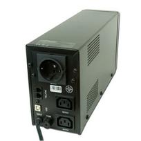 itampos stabilizatorius gembird - UPS Energenie-Gembird Line-Interactive,850VA,2xIEC,1xSchuko 230V OUT,USB,LCD - 3 nuotrauka