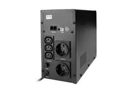 itampos stabilizatorius gembird - UPS Energenie-Gembird Line-Interactive,1200VA,3xIEC,2xSchuko 230V,USB,RJ11,LCD - 4 nuotrauka