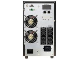 itampos stabilizatorius - Power Walker UPS On-Line 1/1 Phase 3000VA,CG,PF1 USB/RS-232,8x c13,1xC19,EPO,LCD - 4 nuotrauka