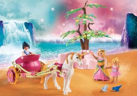 vienaragiai pigu lt - Konstruktorius Playmobil Magic Unicorn Carriage With Pegasus, 122 vnt. - 4 nuotrauka