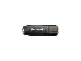 usb 16gb - Atmintukas Intenso Rainbow 16GB USB2.0, Juodas - 1 nuotrauka