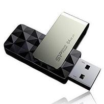 flash 64 usb atmintines - Silicon Power Blaze B30 64GB Black (Juodas) - 1 nuotrauka