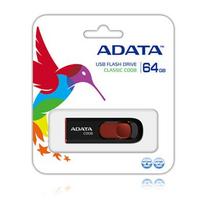 usb drives 64gb - ADATA Classic C008 64GB Red (Raudonas) - 3 nuotrauka