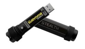 usb laikmenia - Corsair Survivor Stealth 64GB - 3 nuotrauka