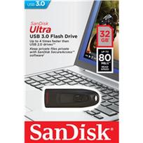usb flash drive 3.2 - SanDisk Cruzer Ultra 32GB USB 3.0  (siuntimas iki 80MB/s) - 2 nuotrauka