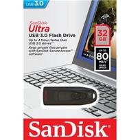 usb flash drive 3.2 - SanDisk Cruzer Ultra 32GB USB 3.0  (siuntimas iki 80MB/s) - 4 nuotrauka