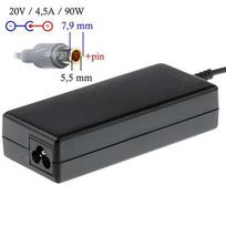 lenovo kroviklis - Akyga notebook power adapter AK-ND-18 20V/4.5A 90W 7.9x5.5 mm + pin LENOVO - 1 nuotrauka